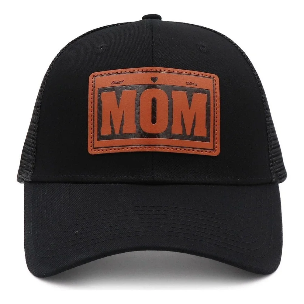Limited Edition Mom Trucker Hat Black Mesh Snapback Baseball Cap Adjustable OS